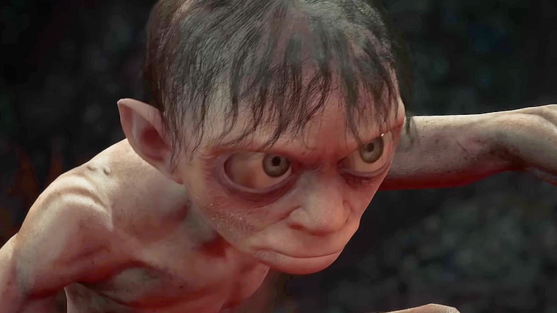 Gollum (Wayne Forester) is ready to go down swinging in in The Lord of the Rings: Gollum (2023), Daedalic
