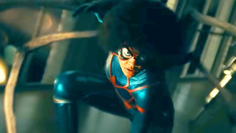 Mattie Franklin (Celeste O'Connor) readies herself for a fight in Madame Web (2024), Sony Pictures