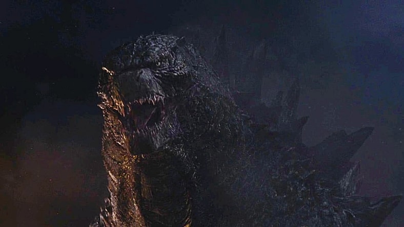 The King about to battle a MUTO in Hawaii in Godzilla (2014), Legendary Pictures