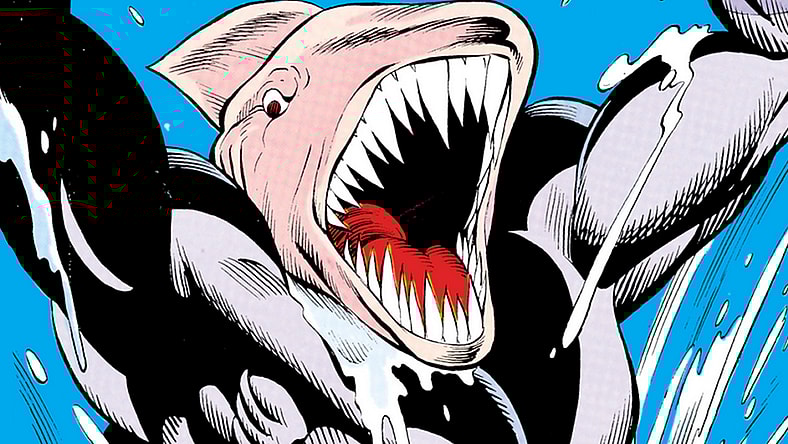 Guy Gardner comes face-to-face with Karshon's mental powers in Green Lantern Vol. 2 #196 "3" (1986), DC. Words by Steve Englehart, art by Joe Staton, Bruce D. Patterson, Anthony Tollin, and Louis Buhalis.