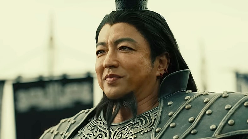 General Ou Ki (Takao Osawa) feels the fire rising within him in Kingdom IV: Return of the General (2024), Toho