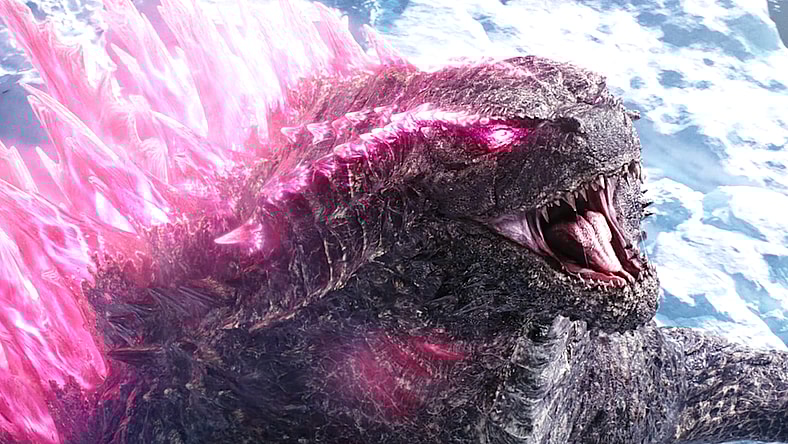 Godzilla emerges from the ice with a new look in Godzilla x Kong: The New Empire (2024), Legendary Pictures