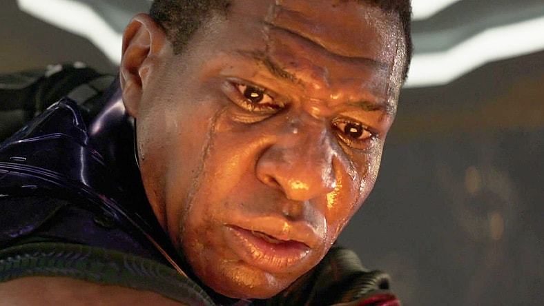 Kang the Conqueror (Jonathan Majors) realizes his plans have been thwarted in Ant-Man and the Wasp: Quantumania (2023), Marvel Entertainment