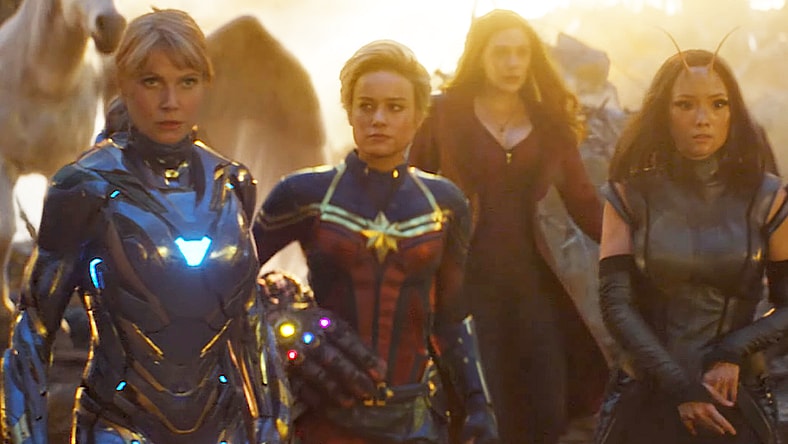 The female Avengers assemble during the Battle of Earth in Avengers: Endgame (2019), Marvel Entertainment