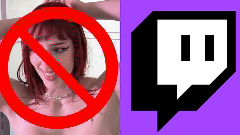 Twitch.tv official logo / Twitch streamer Morgpie dances after receiving a donation