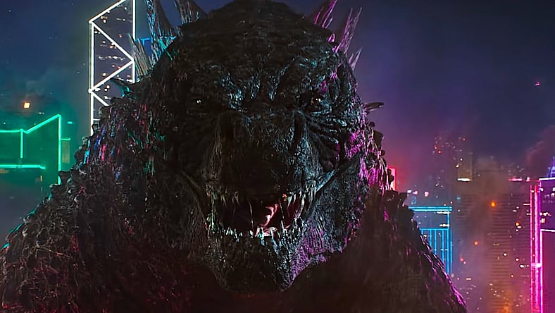 Godzilla searches for Kong in Godzilla vs. Kong (2021), Legendary Pictures