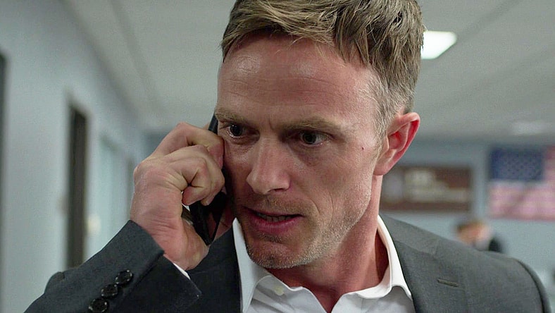 Benjamin Pondexter (Wilson Bethel) receives what will turn out to be his final marching orders from Wilson Fisk (Vincent D'Onofrio) in Daredevil Season 3 Episode 13 “A New Napkin” (2018), Marvel Entertainment