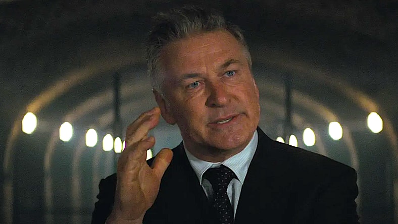 Alan Hunley (Alec Baldwin) debriefs the IMF in Mission: Impossible - Fallout (2018), Paramount Pictures