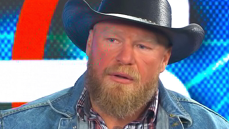 Brock Lesnar previews his WrestleMania 38 main event match vs. Roman Reigns | WWE on ESPN via ESPN MMA, YouTube