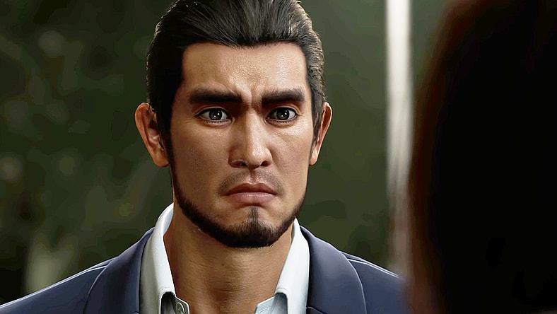 Ichiban (Nazuhiro Nakaya) awaits an answer from Saeko (Sumire Uesaka) regarding his marriage proposal in Like A Dragon: Infinite Wealth (2024), RGG Studios