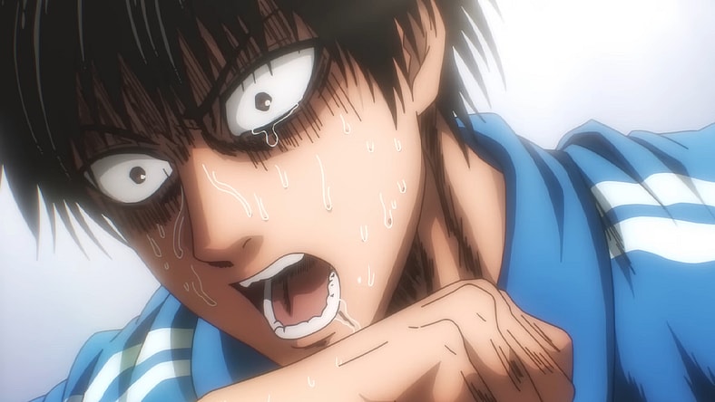 Saitama (Makoto Furukawa) recalls his training in One-Punch Man Season3 (2024), J.C. Staff