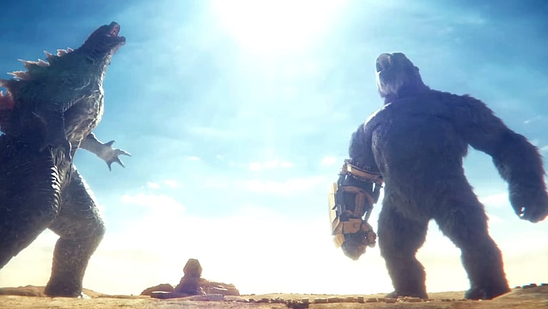 The titular duo establish their superiority in Godzilla x Kong: The New Empire (2024), Legendary