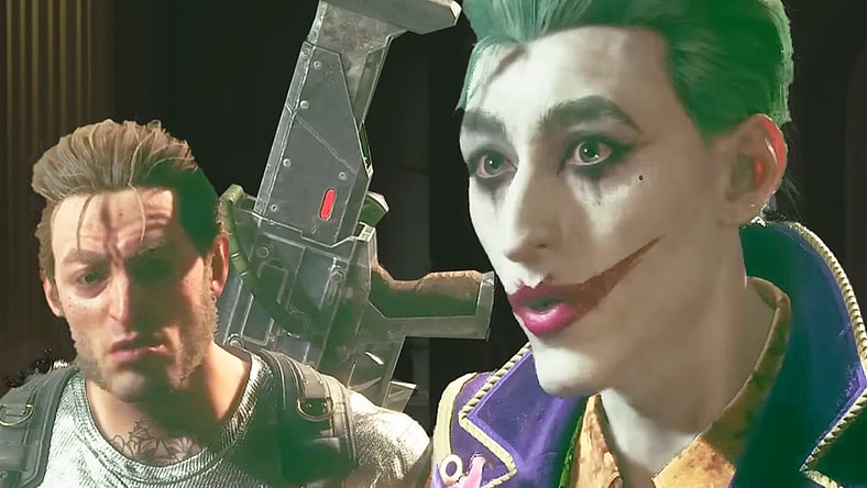 Captain Boomerang (Daniel Lapane) is untrusting of the Joker (JP Karliak) in Suicide Squad: Kill the Justice League (2024), Rocksteady Studios