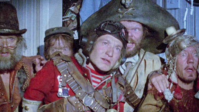 The Time Bandits appear before Kevin (Craig Warnock) in Time Bandits (1981), HandMade Films