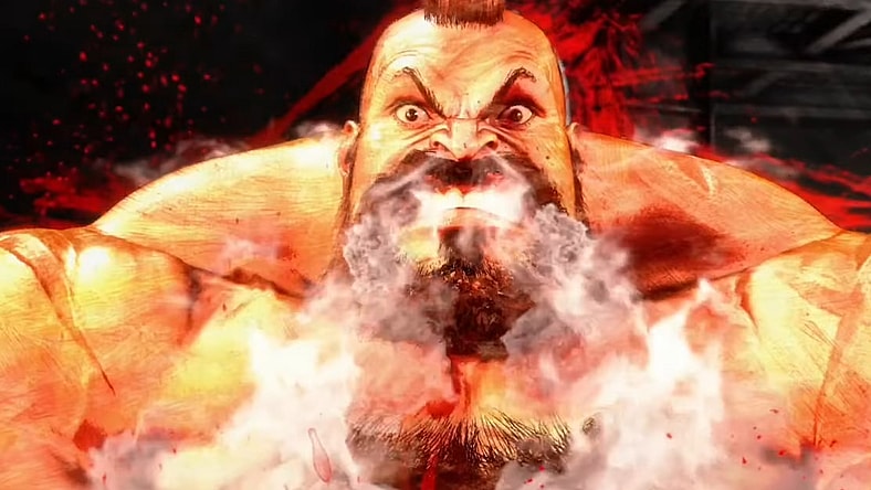 Zangief (Kenta Miyake) lets his rage flow in Street Fighter 6 (2023), Capcom