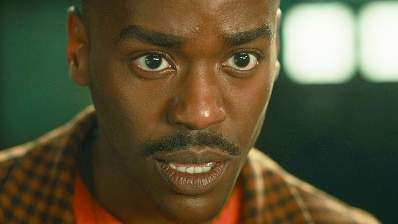 The Doctor (Ncuti Gatwa) cannot believe that the people of Homeworld will not accept his help because of their racism in Doctor Who Series 14 Episode 4 "Dot and Bubble" (2024), BBC