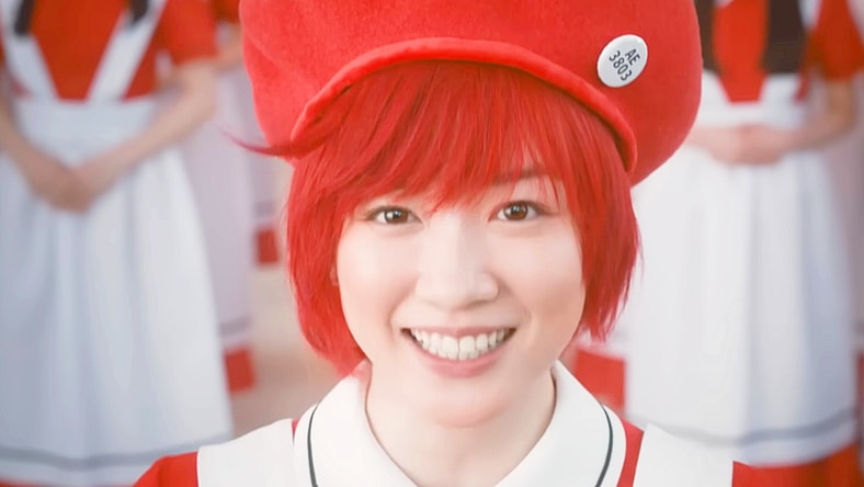 Red Blood Cell AE3803 (Tsubame Sanjo) reports for duty in Cells at Work! (2024), Warner Bros. Japan