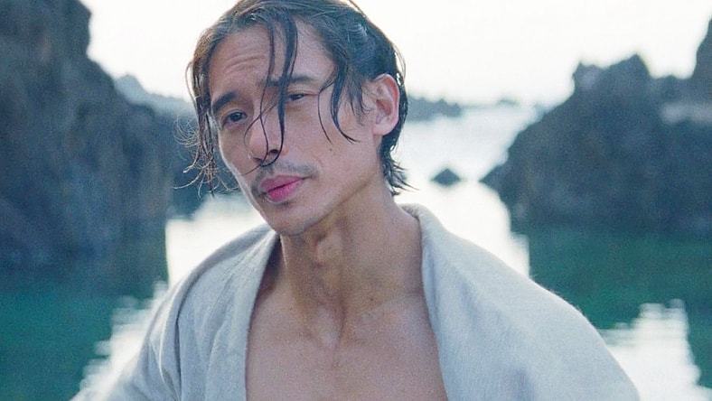 Qimir (Manny Jacinto) redresses himself in The Acolyte Season 1 Episode 6 'Teach/Corrupt' (2024), Disney