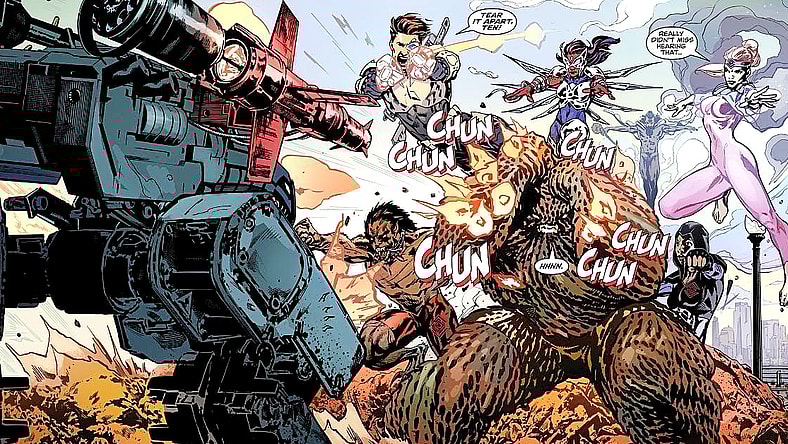 Free Agents against a robot