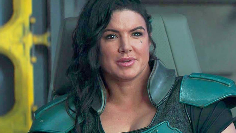 Cara Dune (Gina Carano) catches up with Miggs Mayfeld (Bill Burr) in The Mandalorian Season 2 Episode 7 "Chapter 15: The Believer"(2020), Disney Lucasfilm