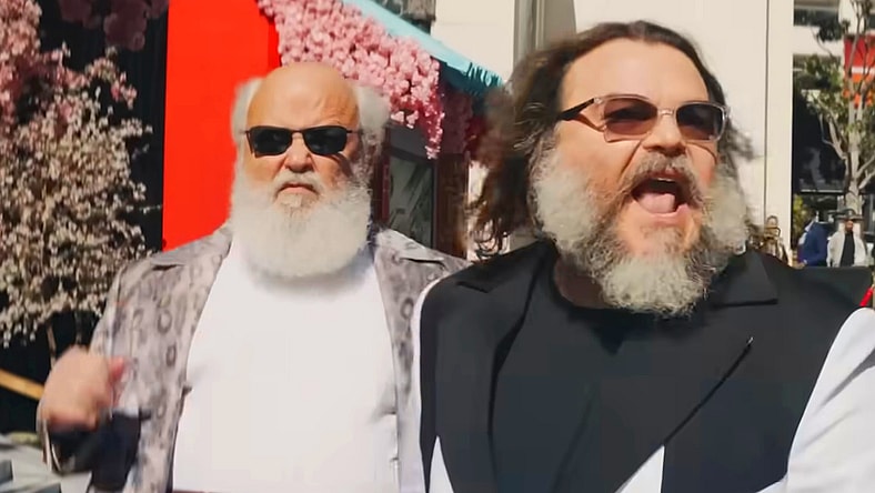 Tenacious D strut their stuff on the red carpet to Kung Fu Panda 4 (2024), Dreamworks