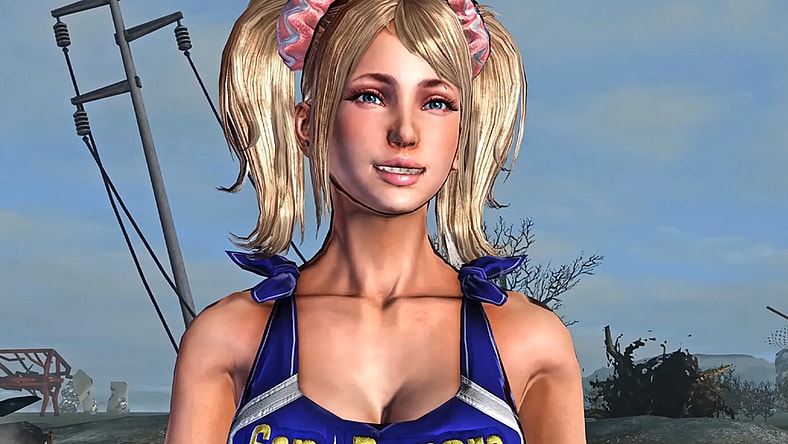 Juliet (Tara Strong) finally has a moment to breathe in Lollipop Chainsaw (2012), Kadokawa Games