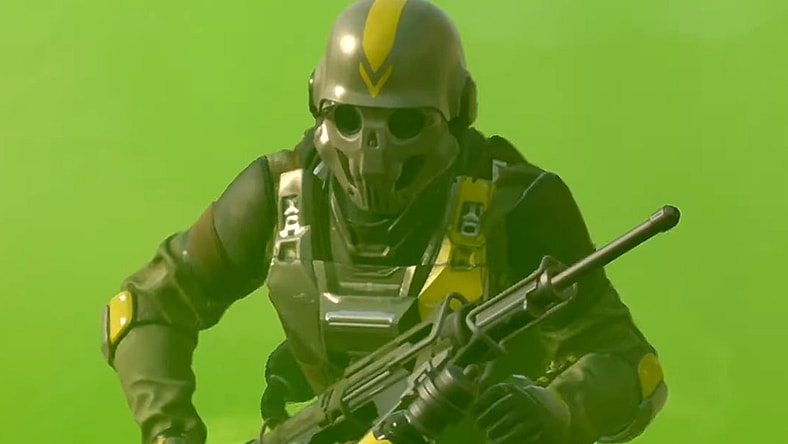 A Helldiver pushes through a cloud of toxic gas in Helldivers 2 (2024), Arrowhead Game Studios