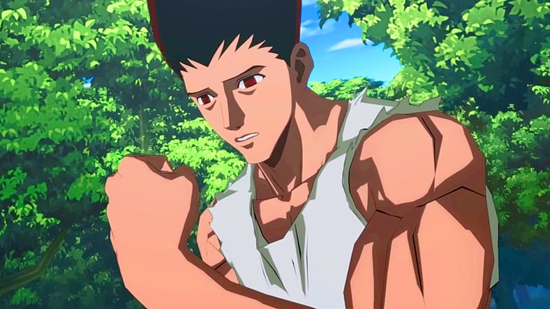 Gon (Megumi Han) is shocked by the power he wields in (Miyuki Sawashiro) Hunter x Hunter Nen x Impact (2025), Eighth Co. Ltd.