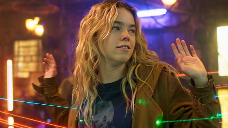 Kara Zor-El (Milly Alcock) warns the Brigands against opening fire in Supergirl (2026), DC Studios