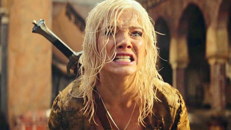 Ciri (Freya Allen) cries out in pain at the sight of her fellow Rats' mutilated bodies in The Witcher Season 4 Episode 8 "Baptism of Fire" (2025), Netflix