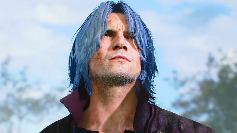 Dante (Reuben Langdon) realizes Urizen (Daniel Southworth) took them back to their childhood home in Devil May Cry 5 (2019), Capcom