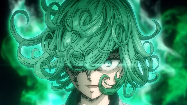 Tatsumaki (Aoi Yuuki) readies herself for war in One-Punch Man Season 3 (2025), J.C. Staff