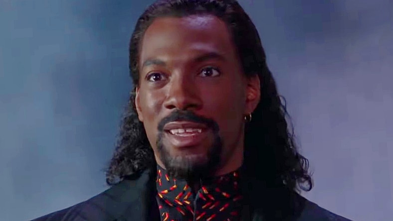 Max (Eddie Murphy) is what some might call a 'Connoisseur of Death' in Vampire In Brooklyn (1995), Paramount Pictures