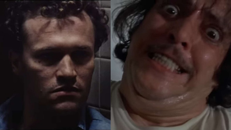 Michael Rooker in Henry: Portrait of a Serial Killer (1986), Greycat Films, and Joe Spinell is a friggin Maniac (1980), Analysis Film Releasing Corporation