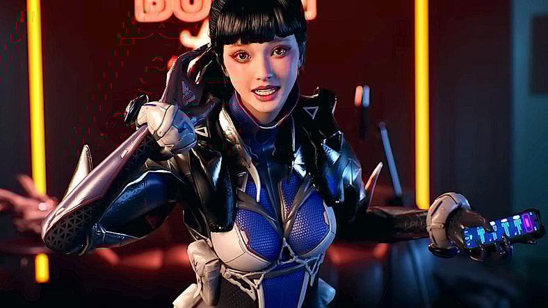 Bunny (Rebecca LaChance) reads comments issued by real The First Descendant players in Bunny’s Reactions to Comments | The First Descendant: Breakthrough (2025), YouTube