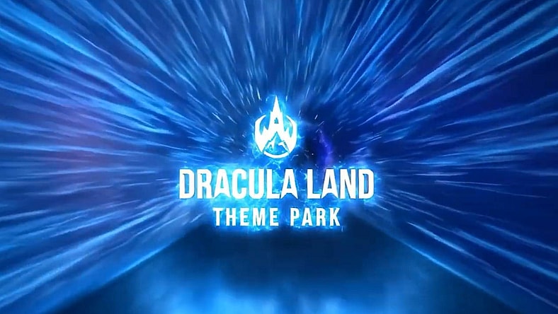 Working logo for Dracula Land, or so we hope in Dracula Land Theme Park | Six Lands of Adventure Awaken via Dracula Land on YouTube