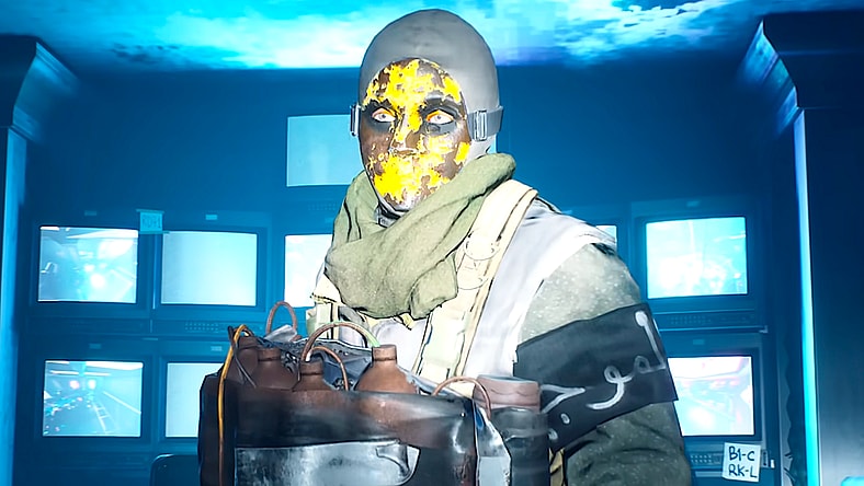 The "Yellow Mask" Man threatens to detonate the explosives he carries in Ready or Not (2023), VOID Interactive