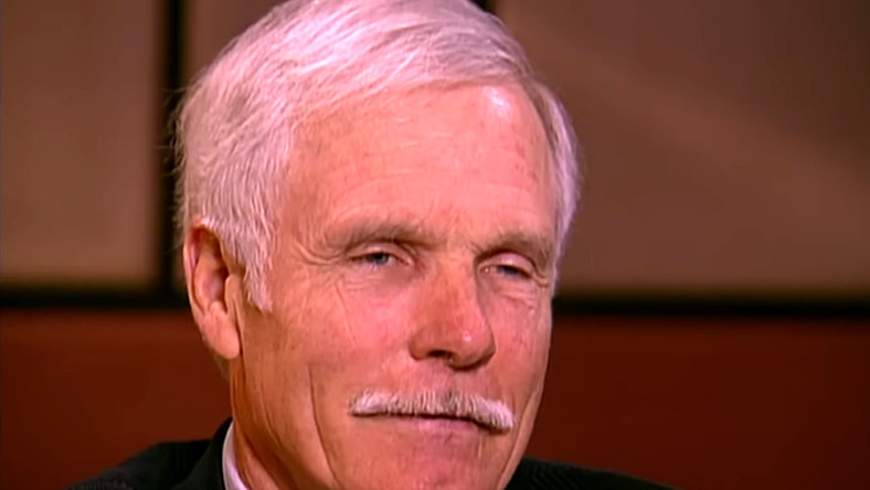 Ted Turner Talks with Chris Wallace about his position at AOL Time Warner in 2003 on 60 Minutes Overtime via the 60 Minutes Archive on YouTube