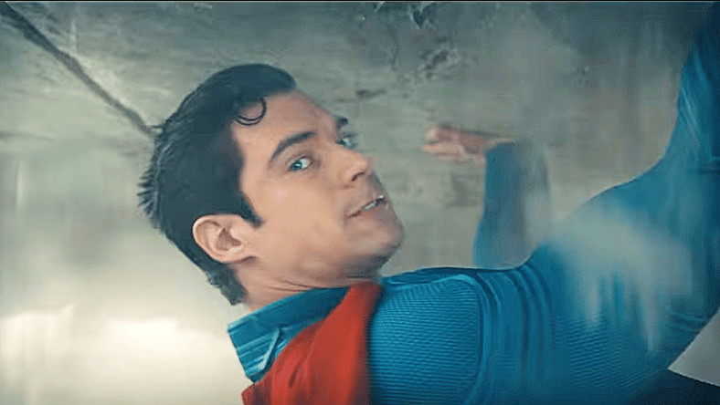 Superman (David Corenswet) saves a driver from certain death in Superman (2025), DC Studios