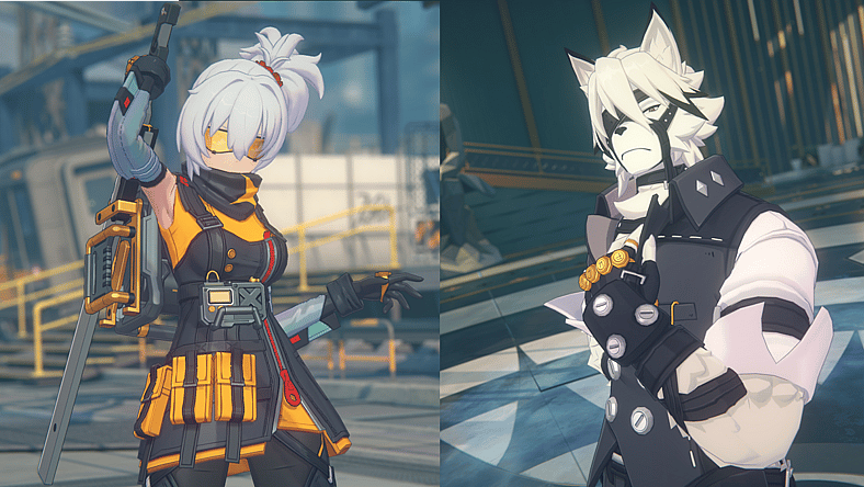 Soldier 11 (Fujī Yukiyo) and Von Lycaon (Kobayashi Chikahiro) in Zenless Zone Zero (2024), HoYoverse