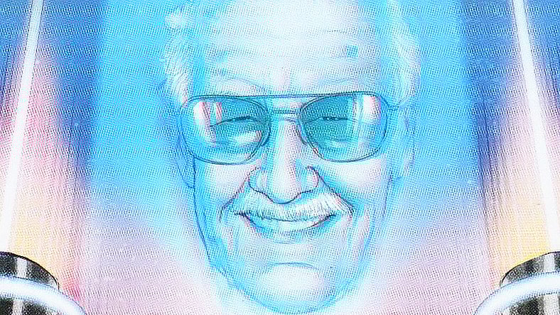 Stan Lee assembles five teenagers with attitude on Lucas Werneck's Stan Lee Box variant cover to Mighty Morphin' Power Rangers Vol. 1 #21 (2017), BOOM! Studios