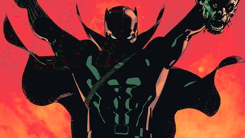 T'Challa sends a warning to the Skrull Empire on Jason Pearson's cover to Black Panther Vol. 4 #39 "See Wakanda and Die (Part 1)" (2008), Marvel Comics