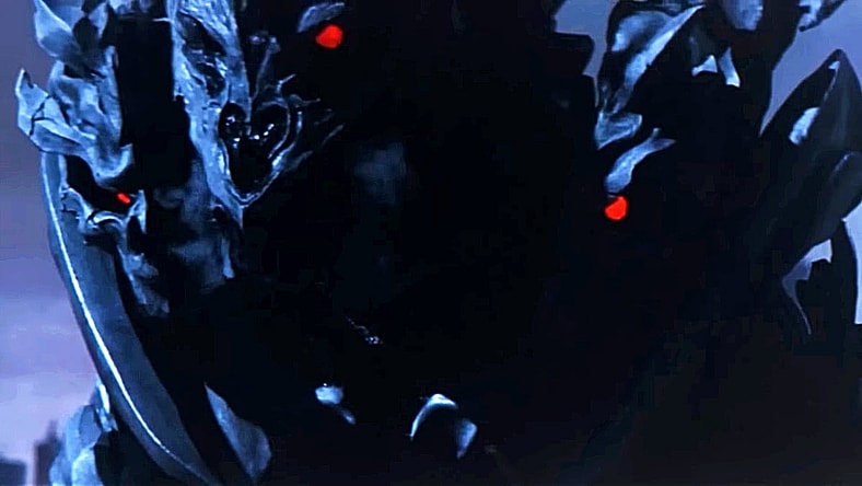 Monster X/Keizer Ghidorah knows three heads are better than one in Godzilla: Final Wars (2004), Toho Co. Ltd.