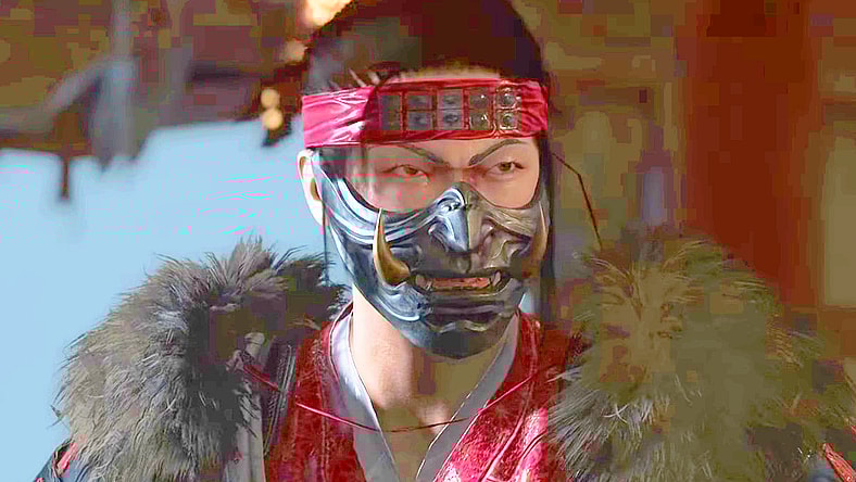 Kimura Yukari (TBA) presses Yasuke (Yasuke (Tongayi Chirisa) on his loyalties in Assassin's Creed Shadows: Claws of Awaji (2025), Ubisoft