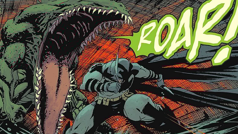 Waylon Jones lashes out as Bruce Wayne in Absolute Batman Vol. 1 #12 "Abomination, Part Four" (2025), DC. Words by Scott Snyder, art by Nick Dragotta, Frank Martin, and Clayton Cowles.