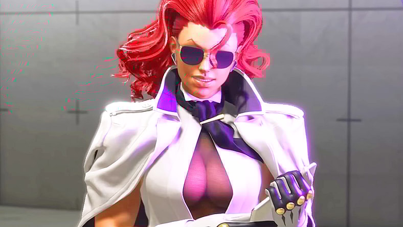 C. Viper (Mie Sonozaki) prepares to run a battle simulation in Street Fighter 6 (2023), Capcom