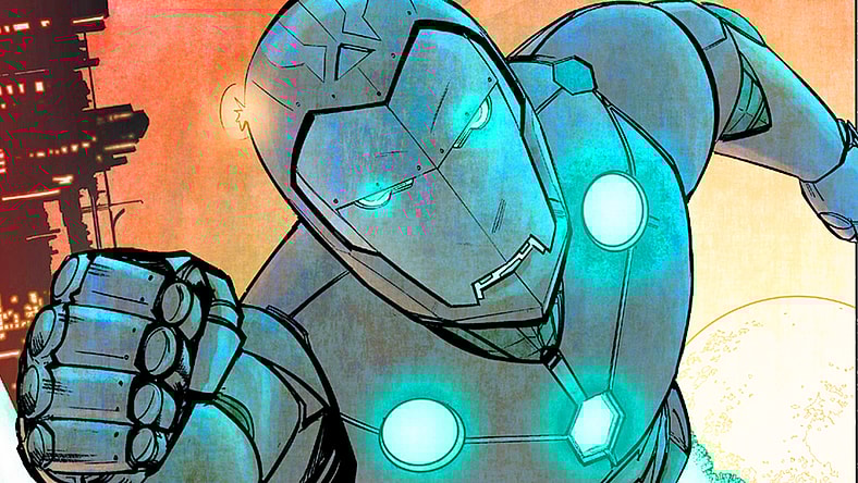 Victor von Doom deems himself the new Armored Avenger in Infamous Iron Man Vol. 1 #1 (2017), Marvel Comics. Words by Brian Michael Bendis, art by Alex Maleev, Matt Hollingsworth, and Clayton Cowles.