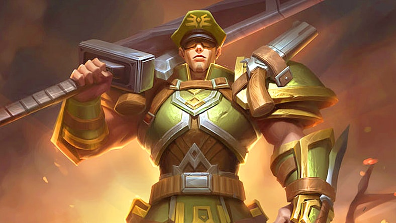 Commando Jarvan IV (Kyle Herbert) reports for duty in League of Legends (2009), Riot Games