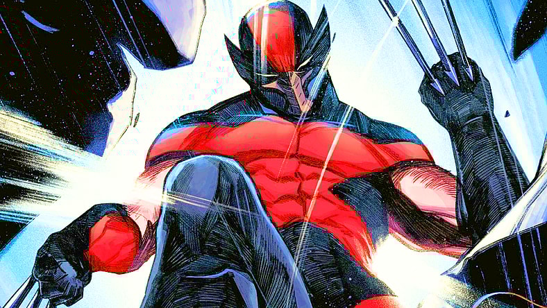 The Winter Soldier roots out Gambit and Kitty Pryde from their hiding spots on Alessandro Cappucio and Frank Martin Jr.'s cover to Ultimate Wolverine Vol. 1 #3 (2025), Marvel Comics