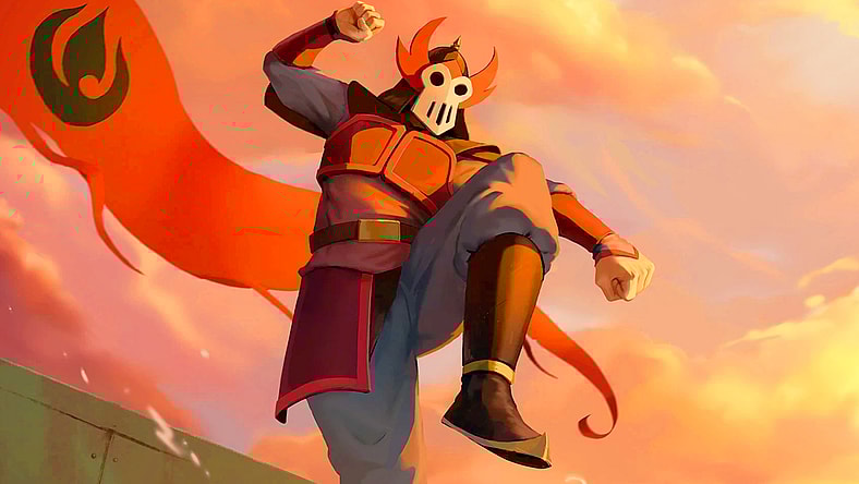 A Fire Nation soldier prepares to launch a ground offensive via Warship Scout (Card #244) Magic: The Gathering – Avatar: The Last Airbender (2025), Wizards of the Coast. Art by Brandon L. Hunt.